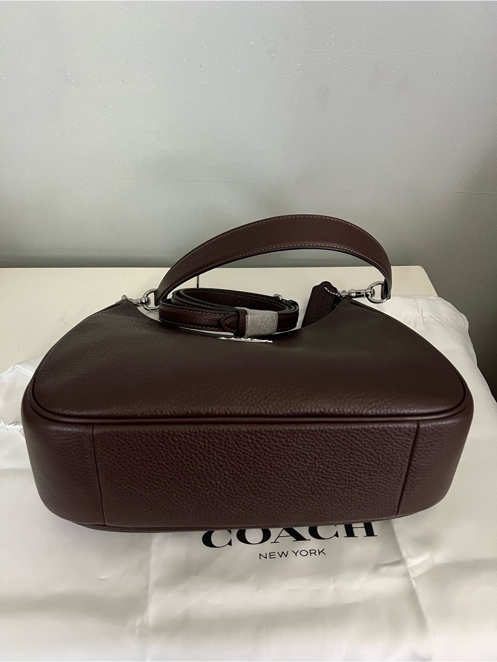 COACH Teri Hobo Bag in Maple Color - Picture 7 of 10